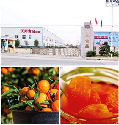 天同食品(宜昌)工厂及其生产之加工水果产品